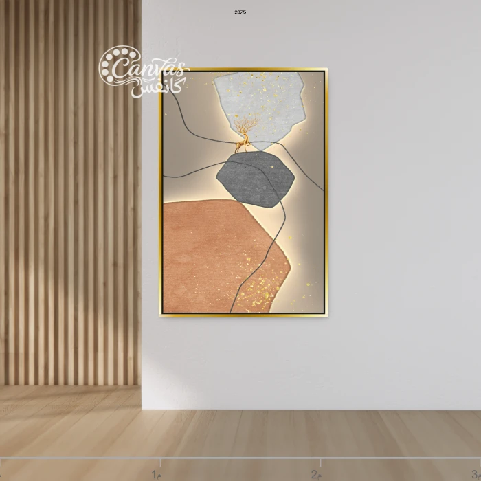 تركيبات هندسية بألوان دافئة ومتنوعة