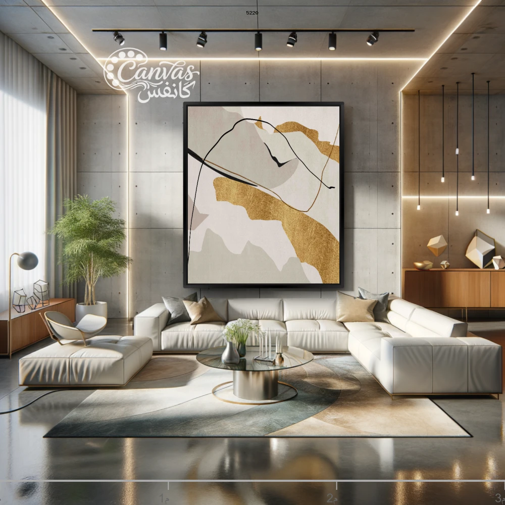 لوحة فنية مبتكرة تعكس الطبيعة