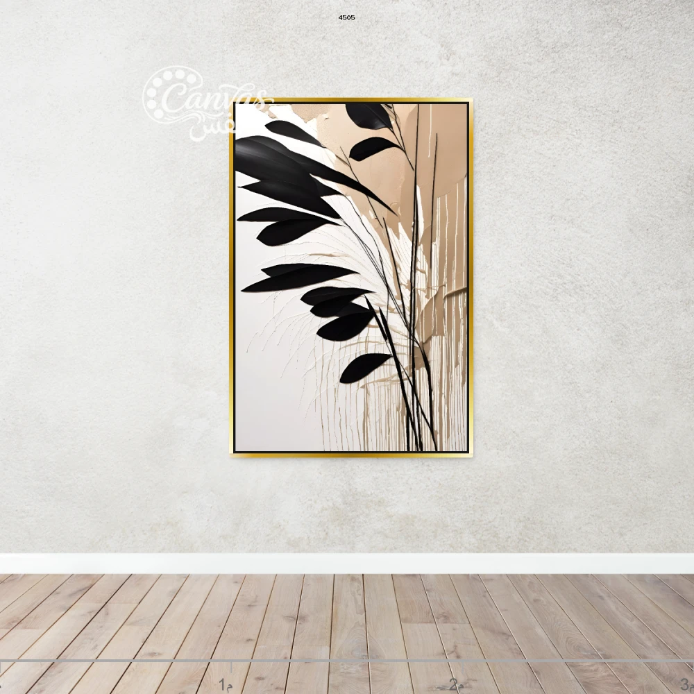 عمل فني حديث بأسلوب تجريدي