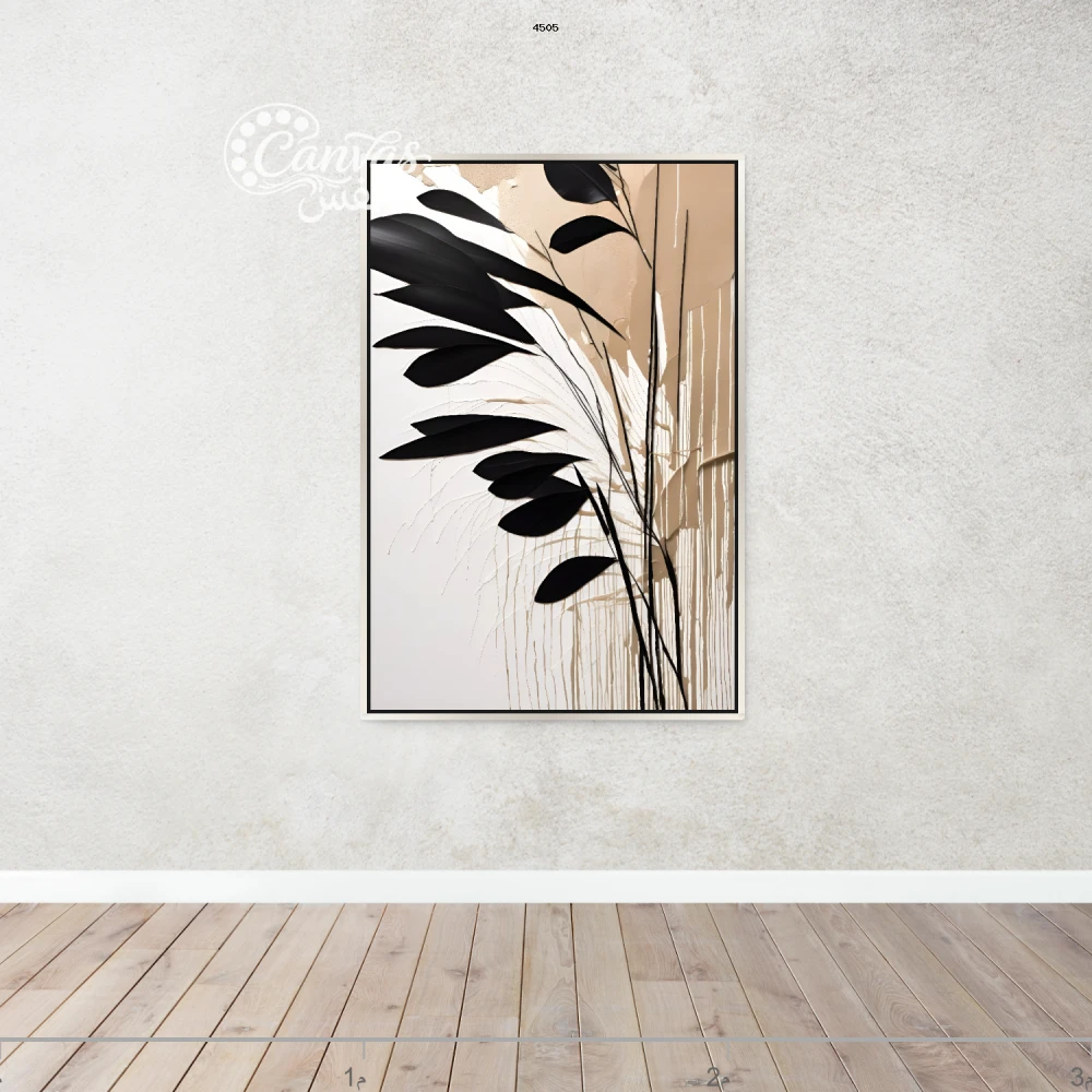 عمل فني حديث بأسلوب تجريدي