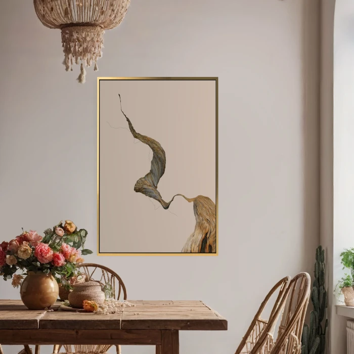 لوحة فنية تعبر عن الأشكال الطبيعية