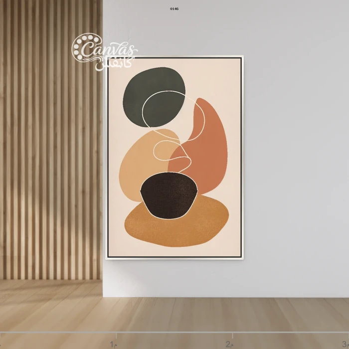 تركيبات هندسية بألوان دافئة ومريحة