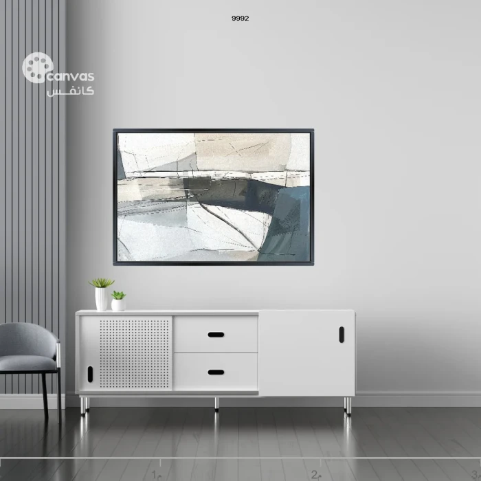 تجربة فنية عصرية بتدرجات الرمادي