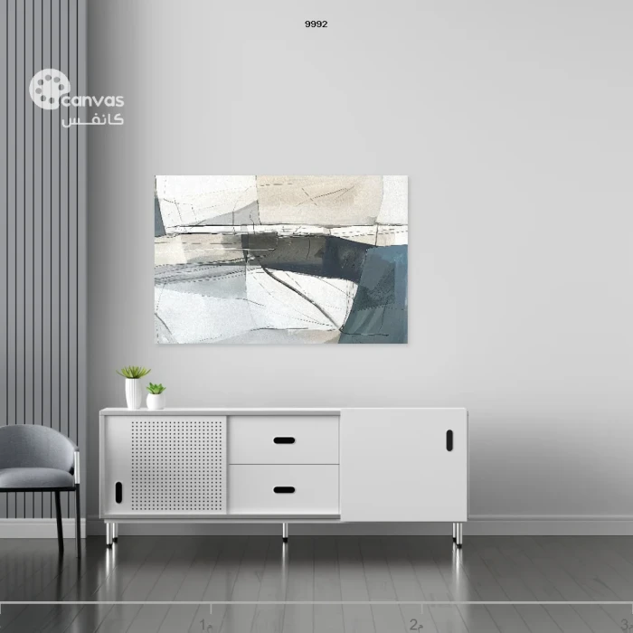 تجربة فنية عصرية بتدرجات الرمادي