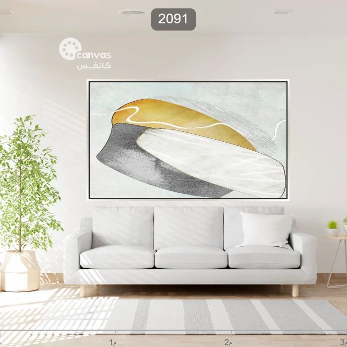 تركيبات هندسية بألوان هادئة وعصرية