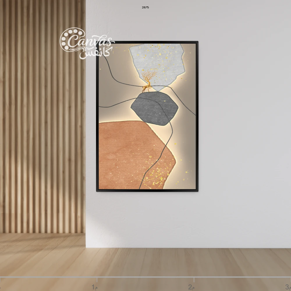 تركيبات هندسية بألوان دافئة ومتنوعة